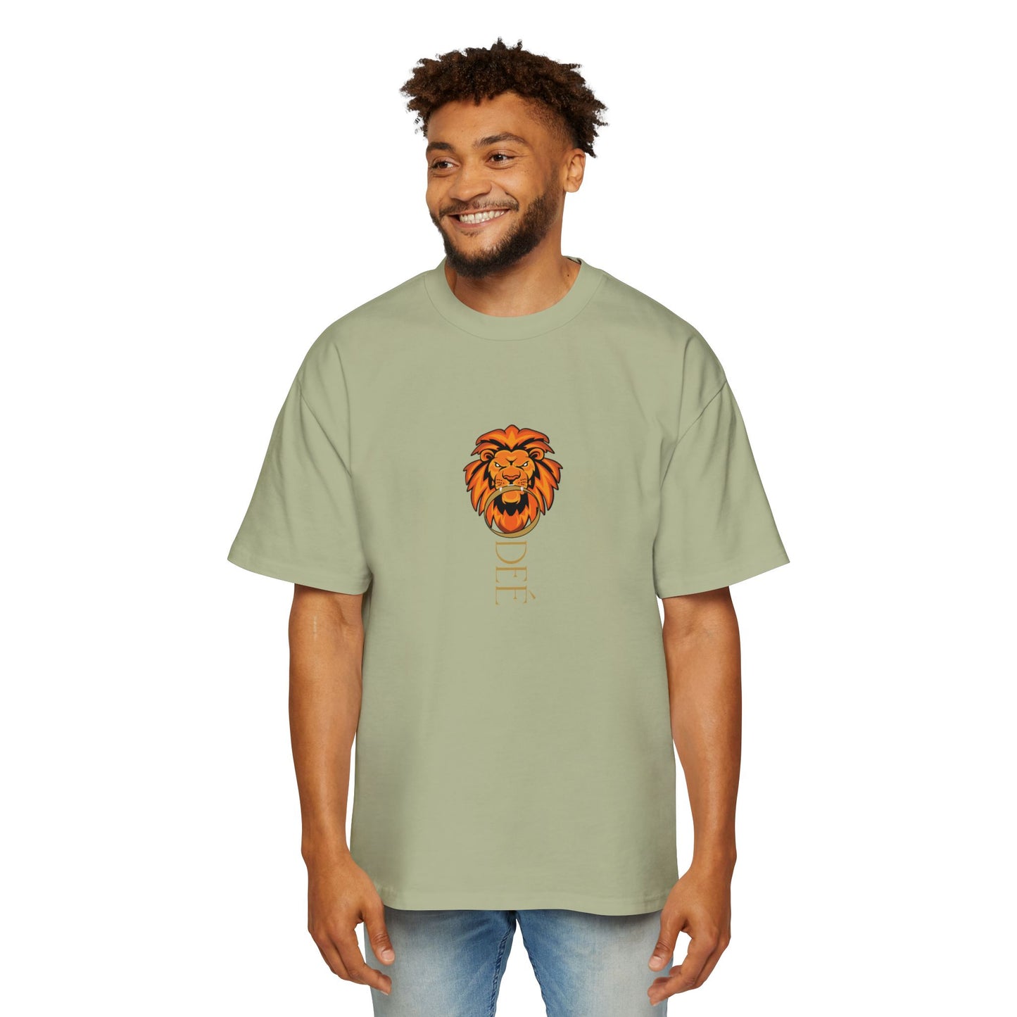 ODEÉ | LION | Men's Heavy Oversized tshirt | GSM 280 |