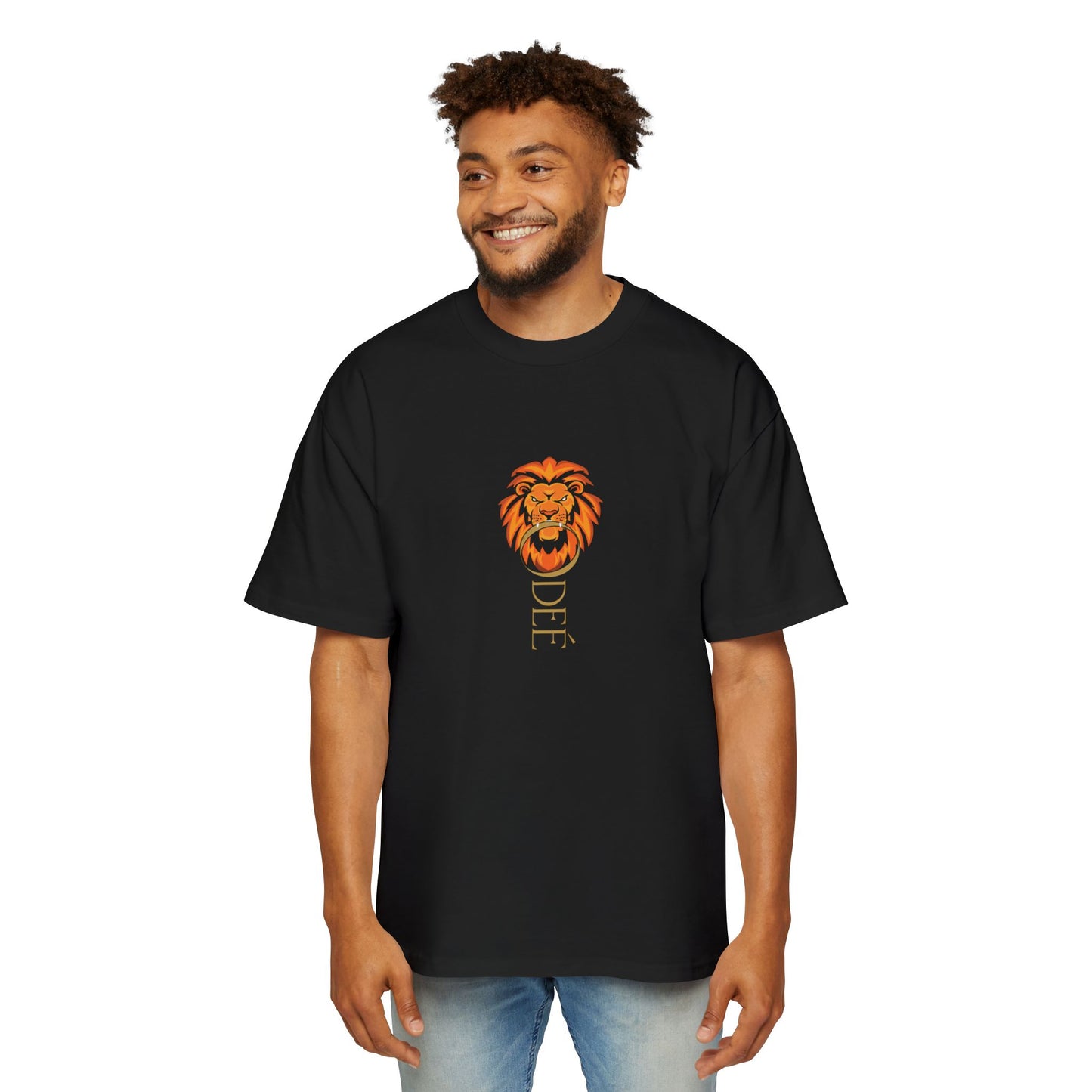 ODEÉ | LION | Men's Heavy Oversized tshirt | GSM 280 |