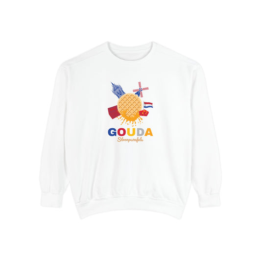 ODEÉ | Gouda Stropwaffel | Unisex Garment-Dyed Sweatshirt  | GSM 322.1 | US