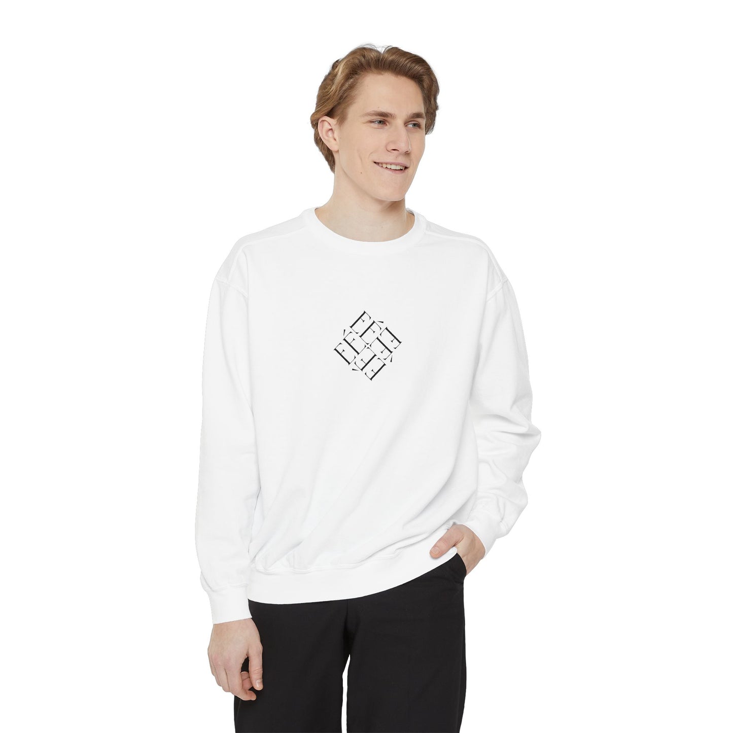 ODEÉ | EEEE | Unisex Garment-Dyed Sweatshirt  | GSM 322.1 | US