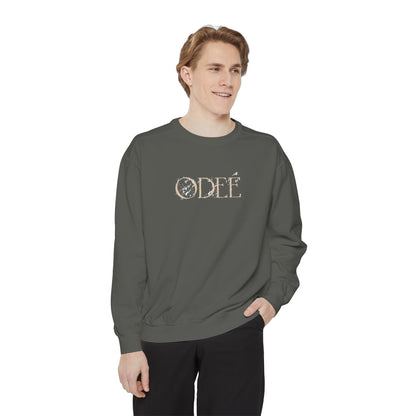 ODEÉ | Soft Marble Black | Unisex Garment-Dyed Sweatshirt  | GSM 322.1 | US