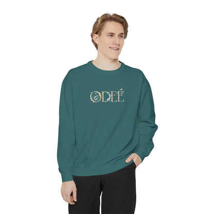 ODEÉ | Soft Marble Black | Unisex Garment-Dyed Sweatshirt  | GSM 322.1 | US