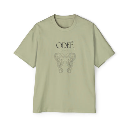 ODEÉ | Seahorse | Men's Heavy Oversized tshirt | GSM 280 | US