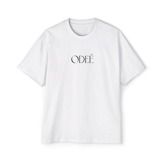 ODEÉ | Black Logo | Men's Heavy Oversized tshirt | GSM 280 | US