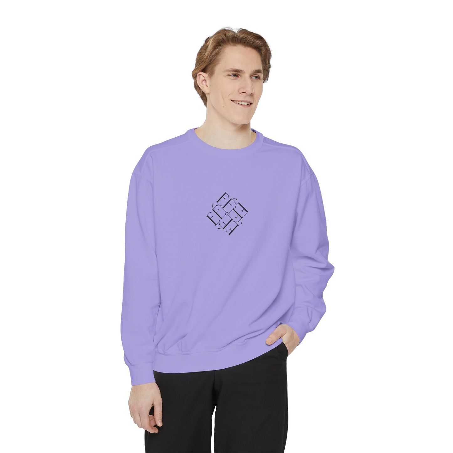 ODEÉ | EEEE | Unisex Garment-Dyed Sweatshirt  | GSM 322.1 | US