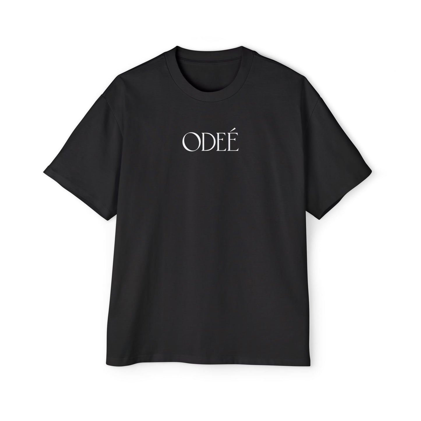 ODEÉ | White Logo | Men's Heavy Oversized tshirt | GSM 280 | US