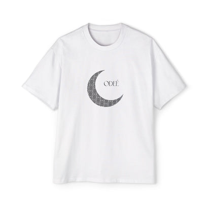 ODEÉ | Moon pattern #001 | Men's Heavy Oversized tshirt | GSM 280 | US