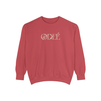 ODEÉ | Soft Marble Black | Unisex Garment-Dyed Sweatshirt  | GSM 322.1 | US