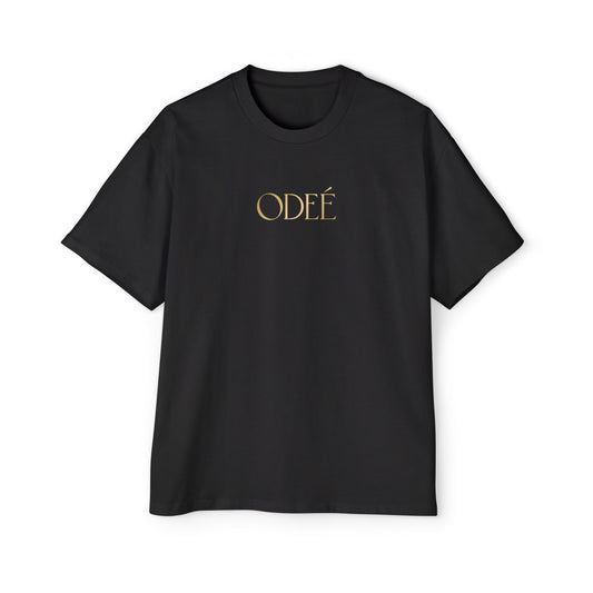 ODEÉ | Gold Logo | Men's Heavy Oversized tshirt | GSM 280 | US