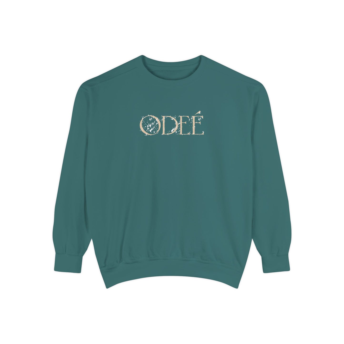 ODEÉ | Soft Marble Black | Unisex Garment-Dyed Sweatshirt  | GSM 322.1 | US