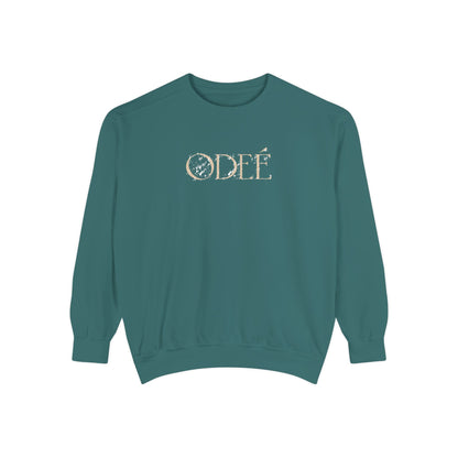 ODEÉ | Soft Marble Black | Unisex Garment-Dyed Sweatshirt  | GSM 322.1 | US