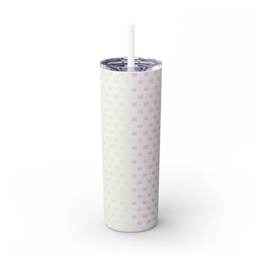 ODEÉ | Skinny Tumbler with Straw PY001 | 20oz