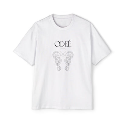 ODEÉ | Seahorse | Men's Heavy Oversized tshirt | GSM 280 | US