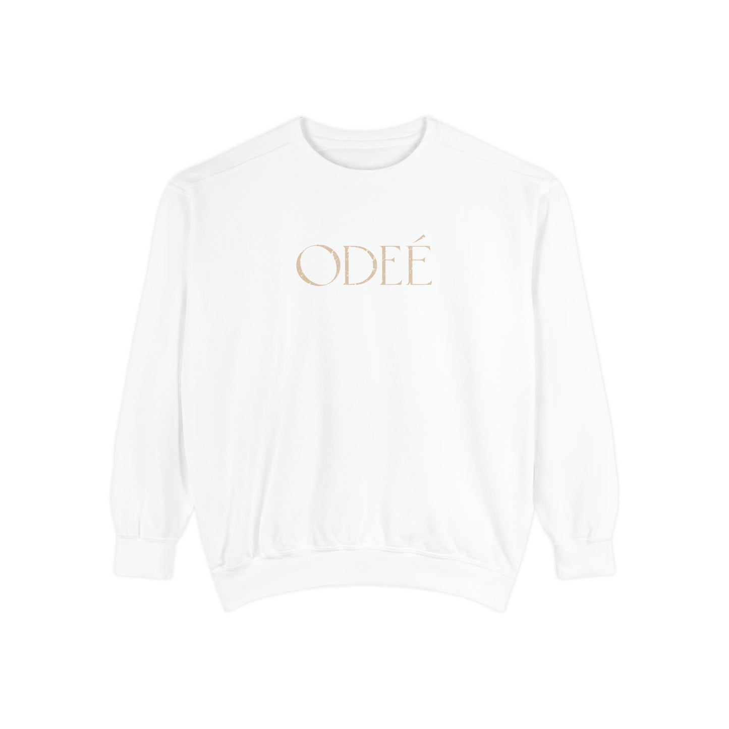 ODEÉ | Soft Marble Black | Unisex Garment-Dyed Sweatshirt  | GSM 322.1 | US