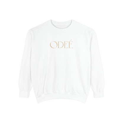 ODEÉ | Soft Marble Black | Unisex Garment-Dyed Sweatshirt  | GSM 322.1 | US