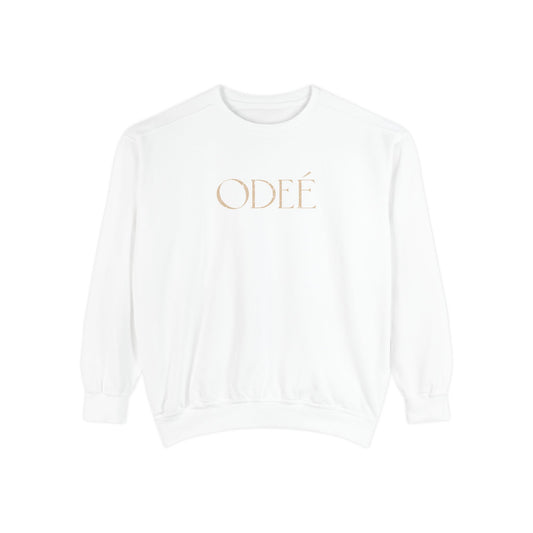 ODEÉ | Soft Marble Black | Unisex Garment-Dyed Sweatshirt  | GSM 322.1 | US