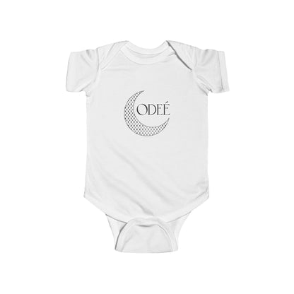 ODEÉ | Moon Pattern #002 | Infant Fine Jersey Bodysuit | 153 GSM