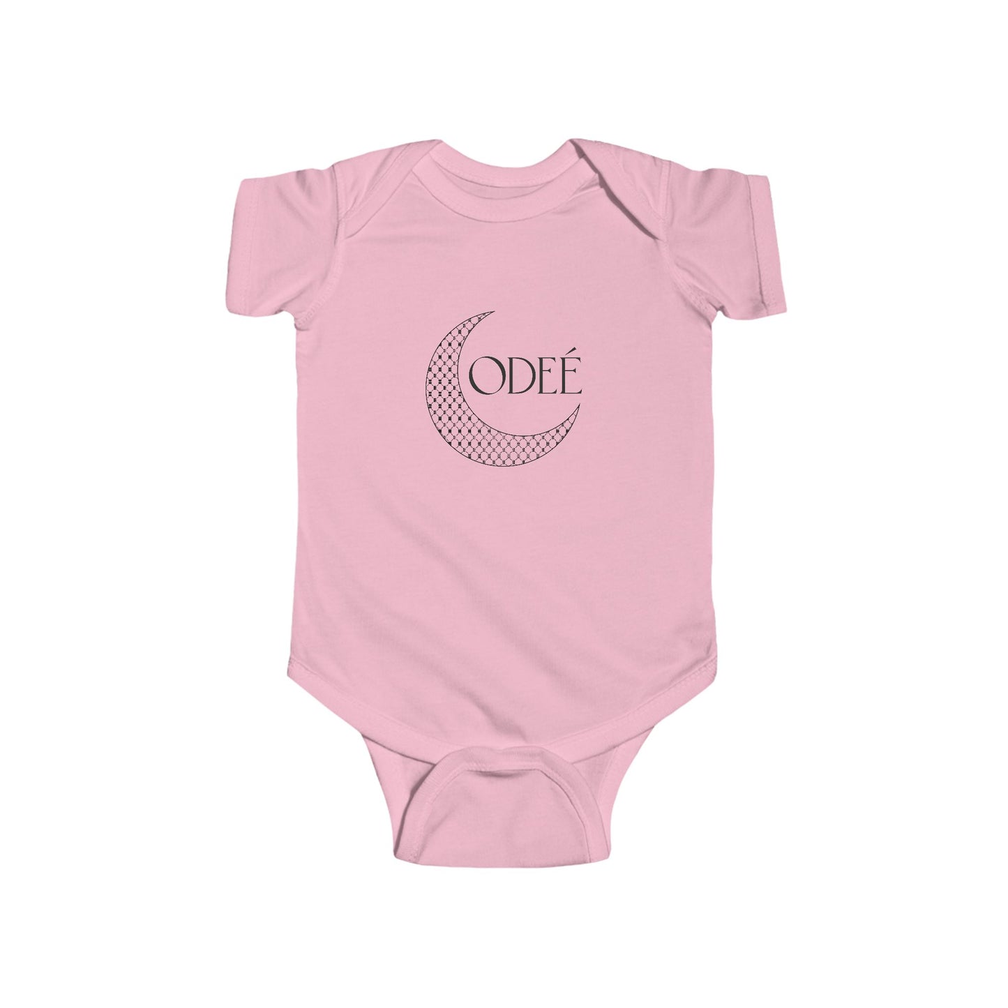 ODEÉ | Moon Pattern #002 | Infant Fine Jersey Bodysuit | 153 GSM