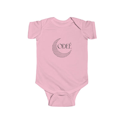 ODEÉ | Moon Pattern #002 | Infant Fine Jersey Bodysuit | 153 GSM