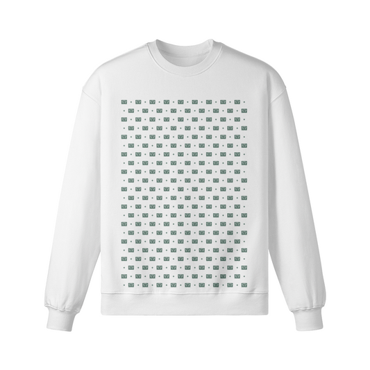 ODEÉ | Green minimono (117)|Unisex Heavy Oversized Sweatshirt | 370GSM