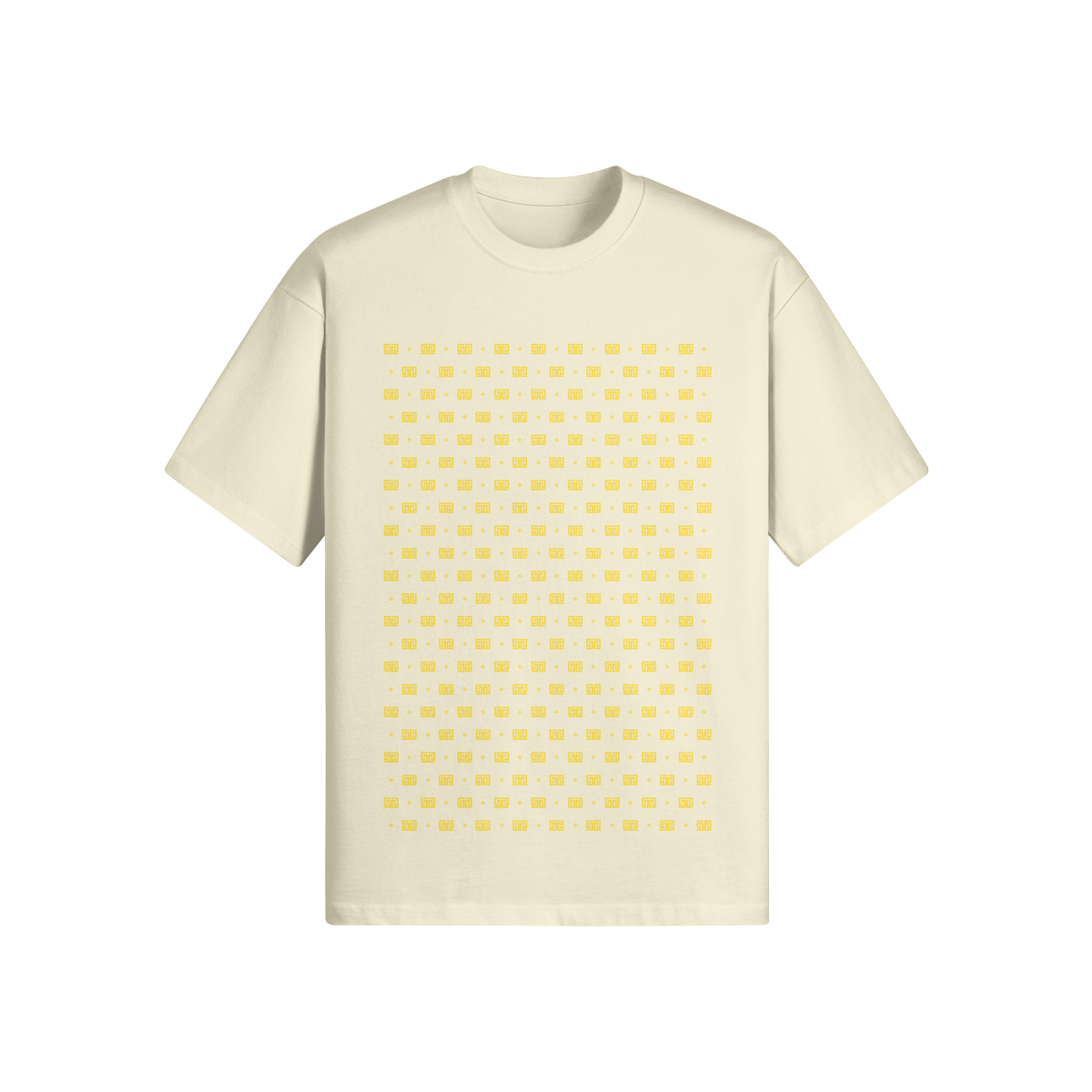 ODEÉ | Yellow minimono (101)Unisex Oversized Crewneck Tshirt | 305 GSM