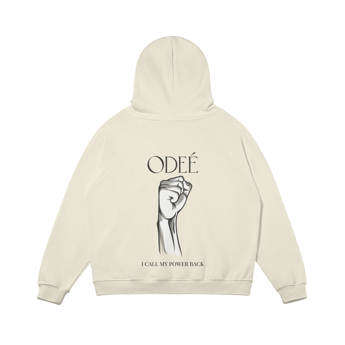 ODEÉ | Powerhand(82) |Unisex Heavy Weight Flecee Lined Hoodie |380 GSM