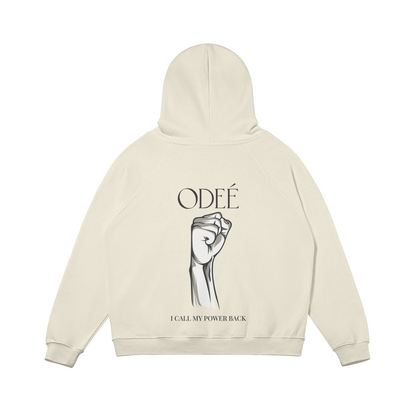 ODEÉ | Powerhand(82) |Unisex Heavy Weight Flecee Lined Hoodie |380 GSM