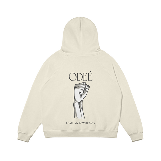 ODEÉ | Powerhand(82) |Unisex Heavy Weight Flecee Lined Hoodie |380 GSM