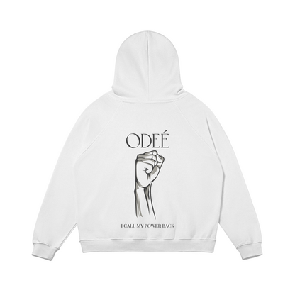 ODEÉ | Powerhand(82) |Unisex Heavy Weight Flecee Lined Hoodie |380 GSM