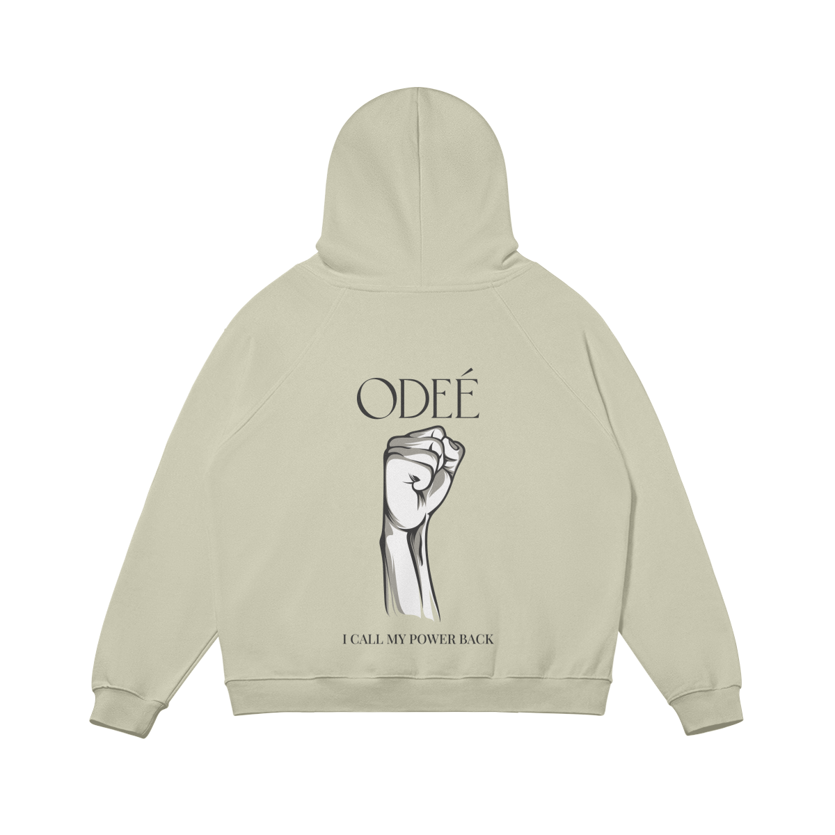 ODEÉ | Powerhand(82) |Unisex Heavy Weight Flecee Lined Hoodie |380 GSM