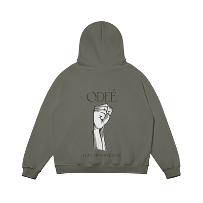 ODEÉ | Powerhand(82) |Unisex Heavy Weight Flecee Lined Hoodie |380 GSM