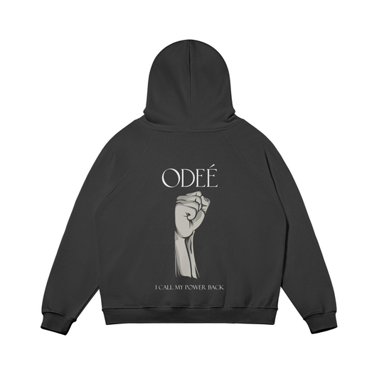 ODEÉ | Powerhand (83) |Unisex Heavy Weight Flecee Lined Hoodie |380GSM