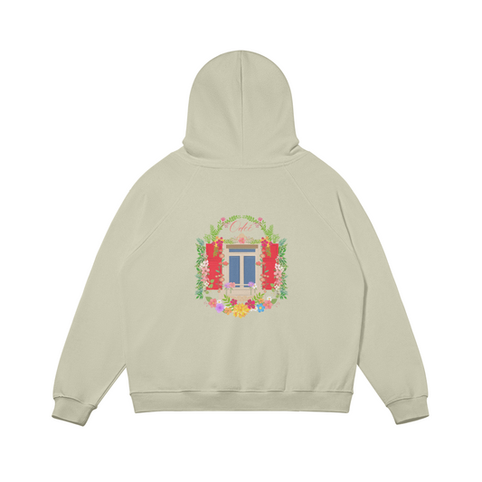 ODEÉ | Paradise window template (85) | Pullover Hoodie | 380 GSM