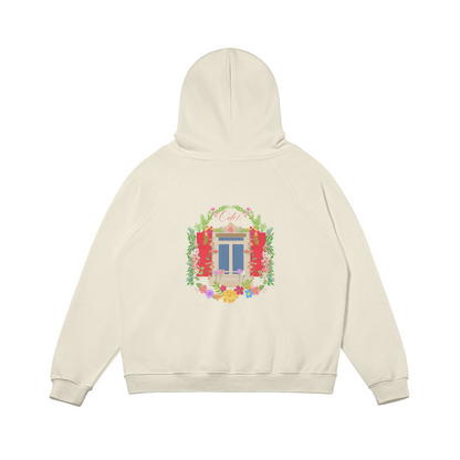 ODEÉ | Paradise window template (85) | Pullover Hoodie | 380 GSM