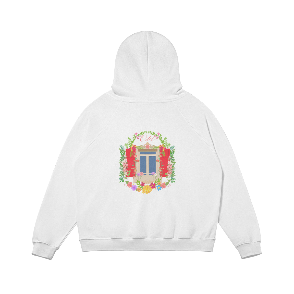 ODEÉ | Paradise window template (85) | Pullover Hoodie | 380 GSM