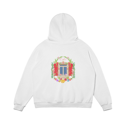 ODEÉ | Paradise window template (85) | Pullover Hoodie | 380 GSM