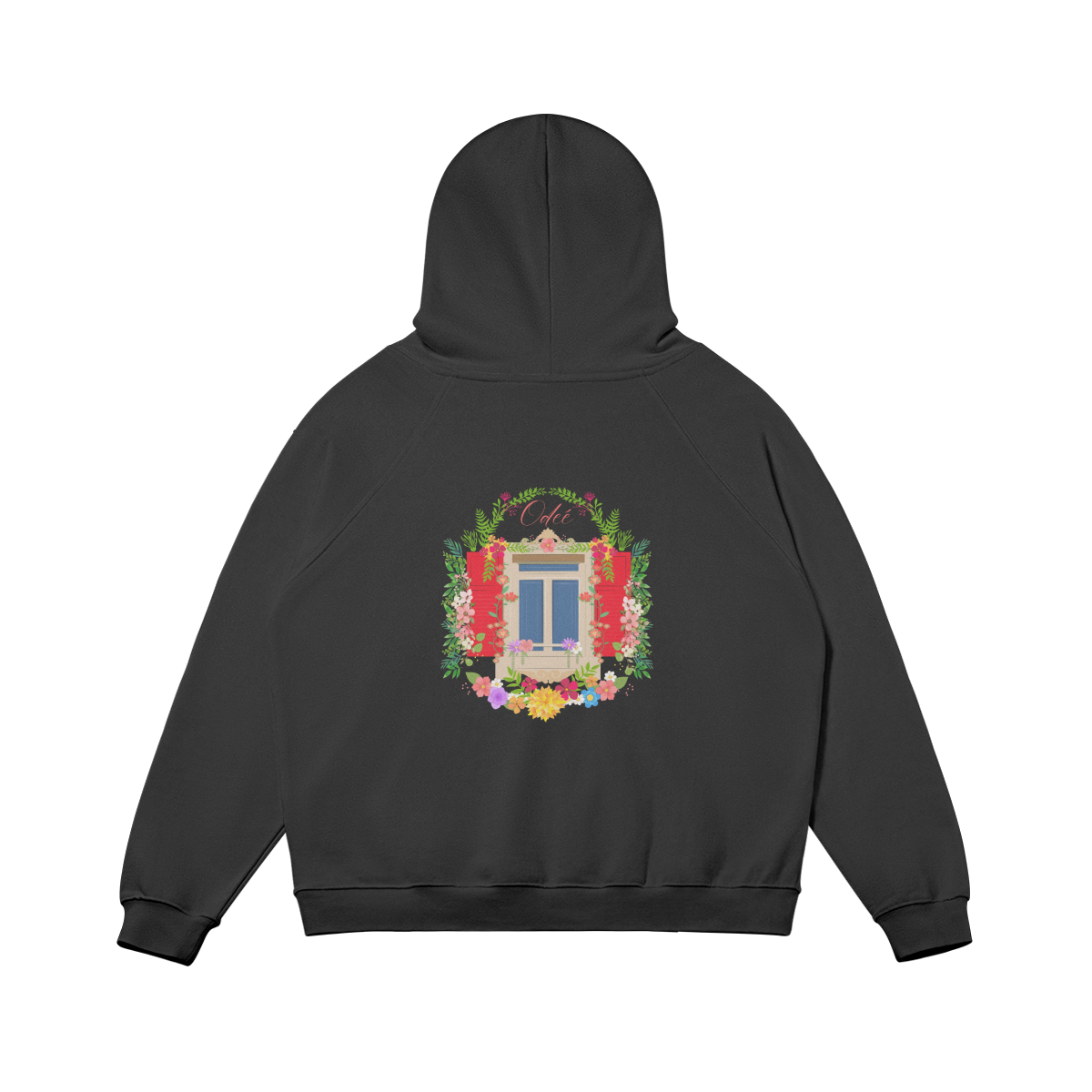 ODEÉ | Paradise window template (85) | Pullover Hoodie | 380 GSM