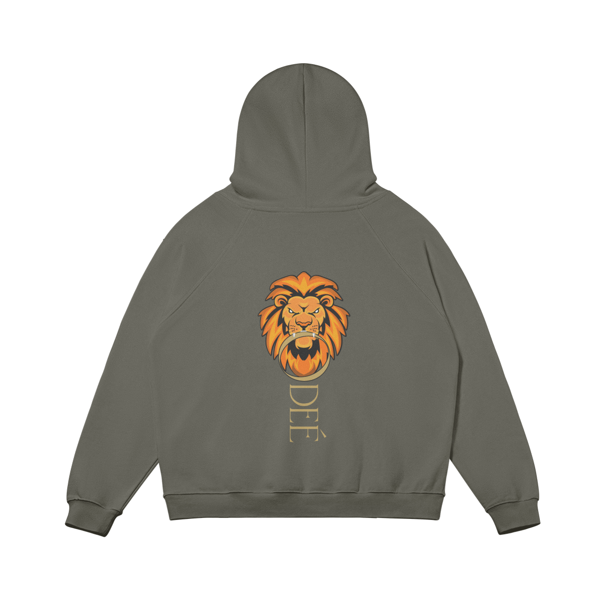 ODEÉ | Lion (74) | Unisex Heavy Weighted Flecee Lined Hoodie | 380 GSM