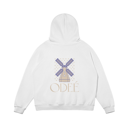 ODEÉ | Windmill 01 (71) | Unisex Heavy Flecee Lined Hoodie | 380 GSM