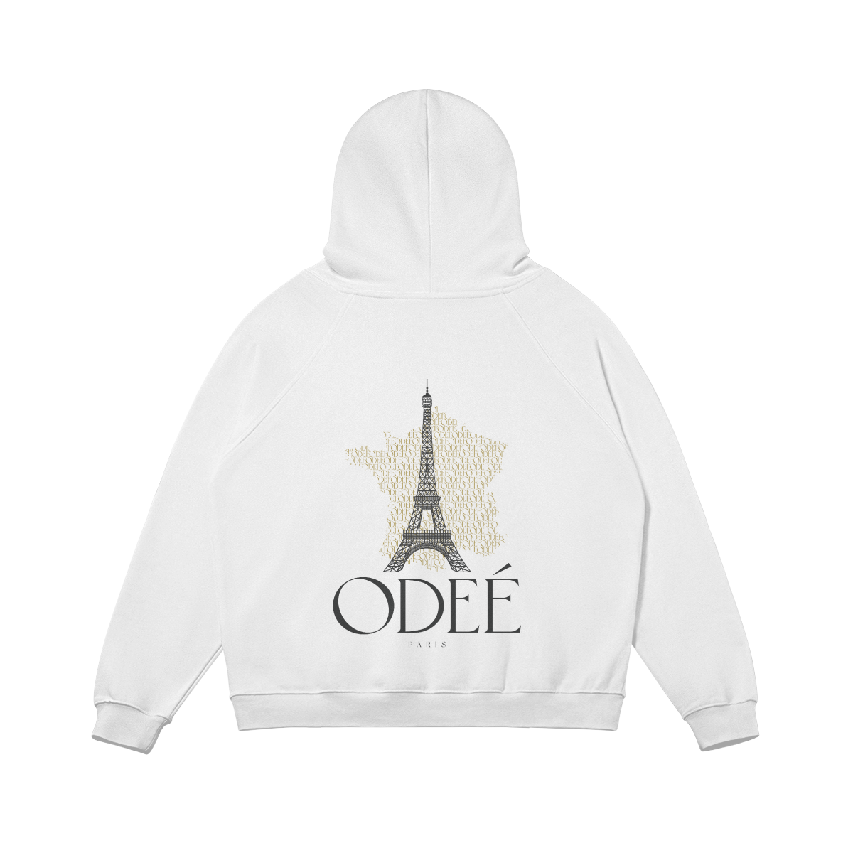 ODEÉ | Eiffel Tower (69) | Unisex Heavy Flecee Lined Hoodie |380 GSM