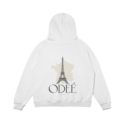 ODEÉ | Eiffel Tower (69) | Unisex Heavy Flecee Lined Hoodie |380 GSM