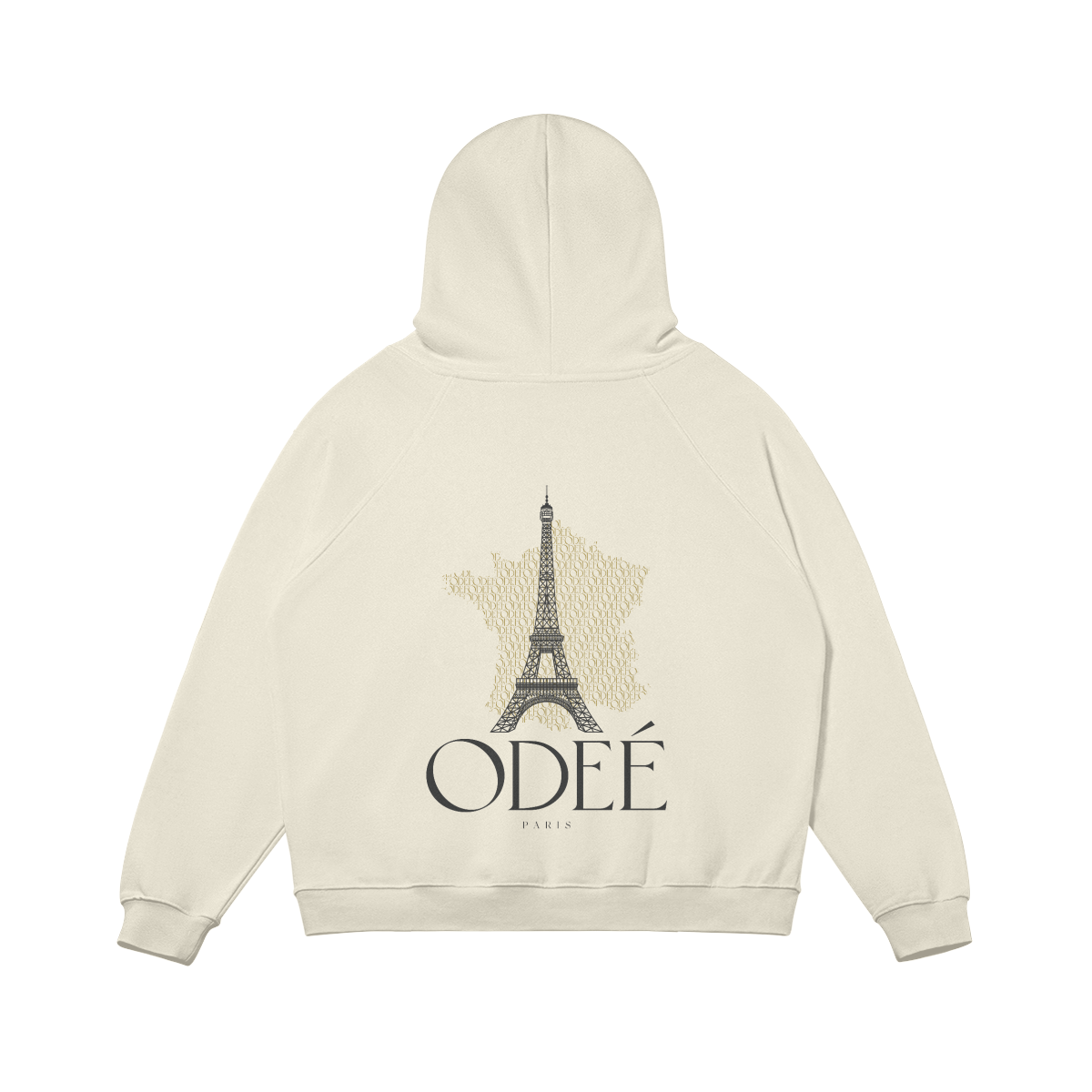 ODEÉ | Eiffel Tower (69) | Unisex Heavy Flecee Lined Hoodie |380 GSM