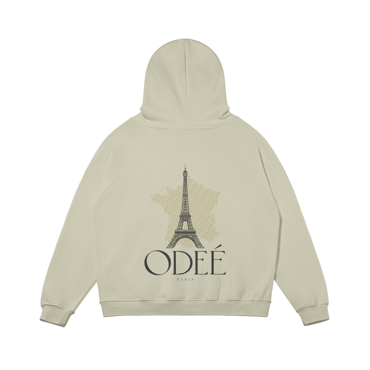 ODEÉ | Eiffel Tower (69) | Unisex Heavy Flecee Lined Hoodie |380 GSM