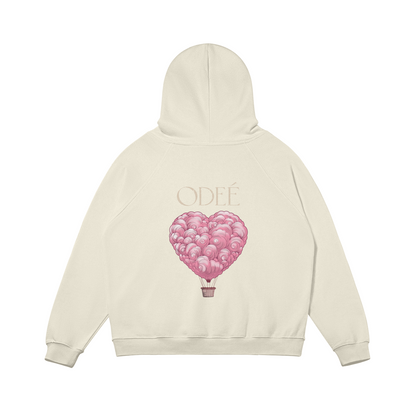 ODEÉ | Pink Ballon (66) | Unisex Heavy Flecee Lined Hoodie | 380 GSM