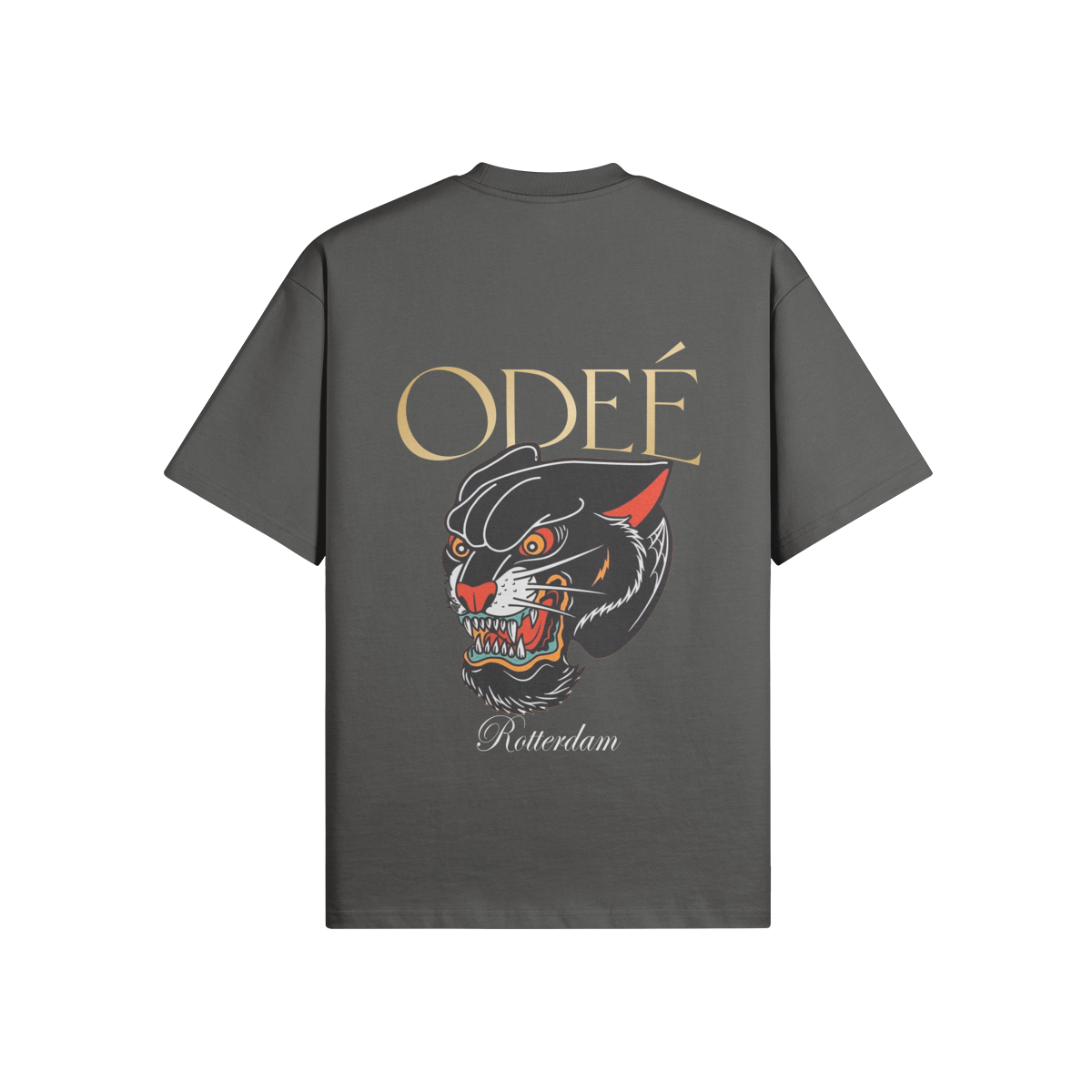 ODEÉ | Tigger (24) | Unisex Oversized Crew Neck Tshirt | 425 GSM