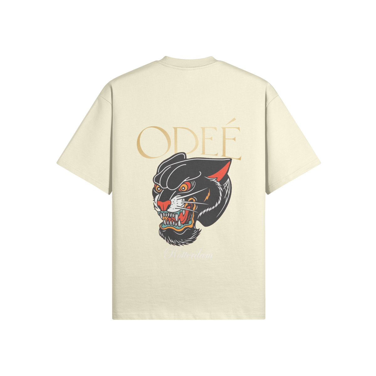 ODEÉ | Tigger (24) | Unisex Oversized Crew Neck Tshirt | 425 GSM