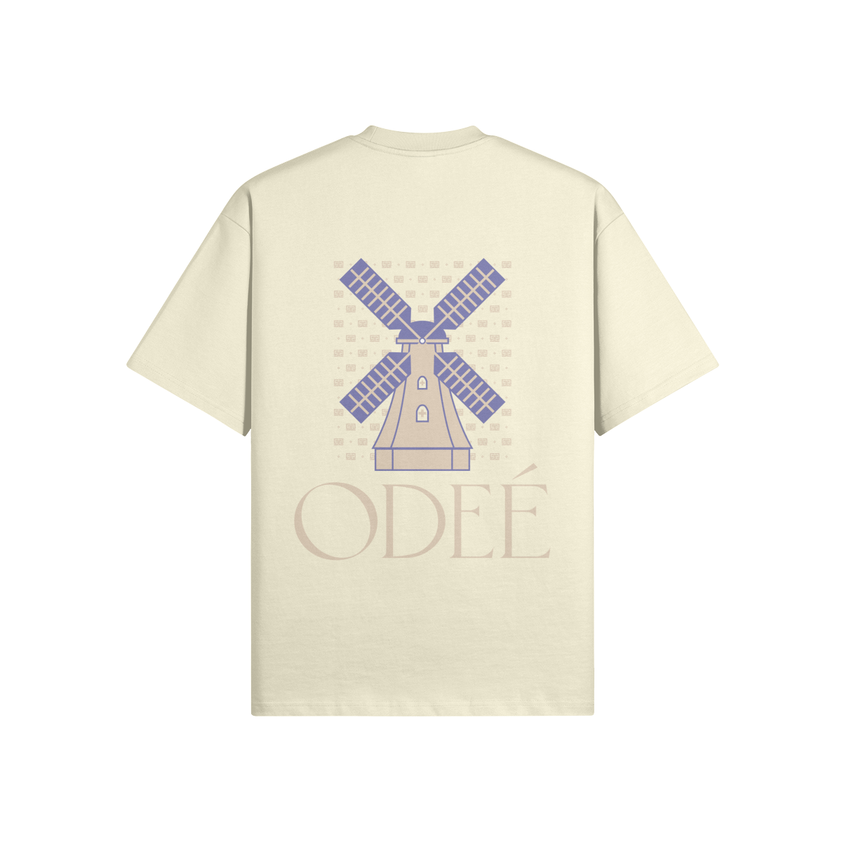 ODEÉ | Windmill #001 (26) | Unisex Oversized Crew Neck Tshirt | 425GSM