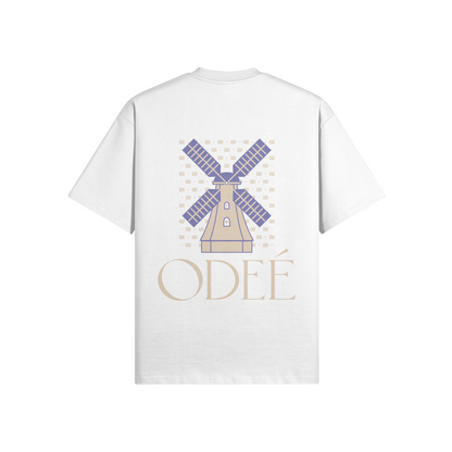 ODEÉ | Windmill #001 (26) | Unisex Oversized Crew Neck Tshirt | 425GSM