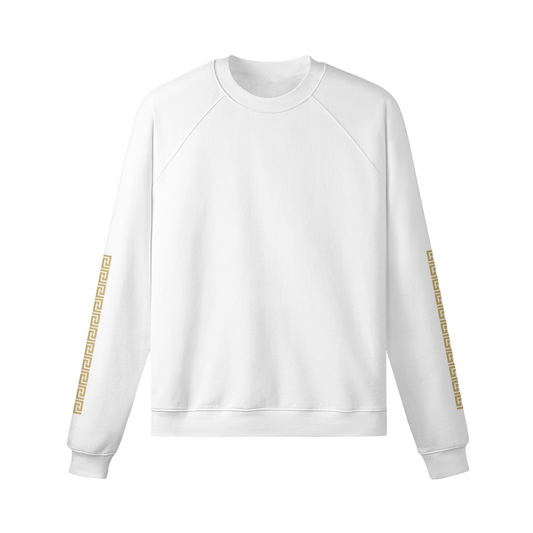 ODEÉ | Beige logo (18) | Unisex Heavy Flecee Lined Sweatshirt | 380GSM