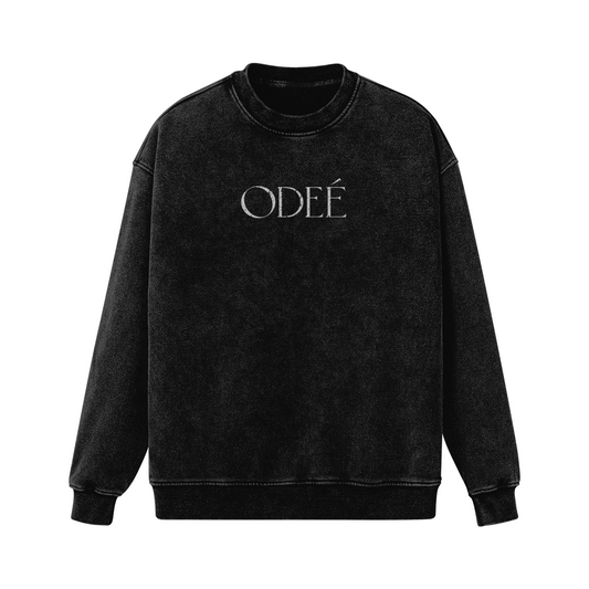 ODEÉ | Softo marble (44) | Unisex Super Heavy Faded Sweatshirt 400GSM